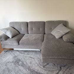 Barely Used Grey Sofa