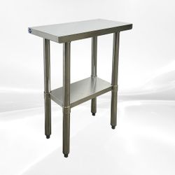 12W x 24D x34H All Stainless Steel Table NSF HN-WT2412-SB