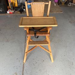 Wooden High chair 