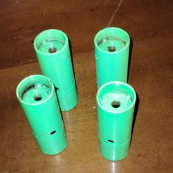 Set Of 4 Green Bicycle Pegs
