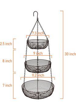3 Tier Hanging Basket 