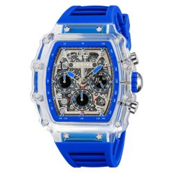 NEW - Activa Fury X Invicta Watch Skeleton Dial - 44mm Blue ACW2305-002