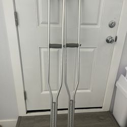 Crutches and Boot