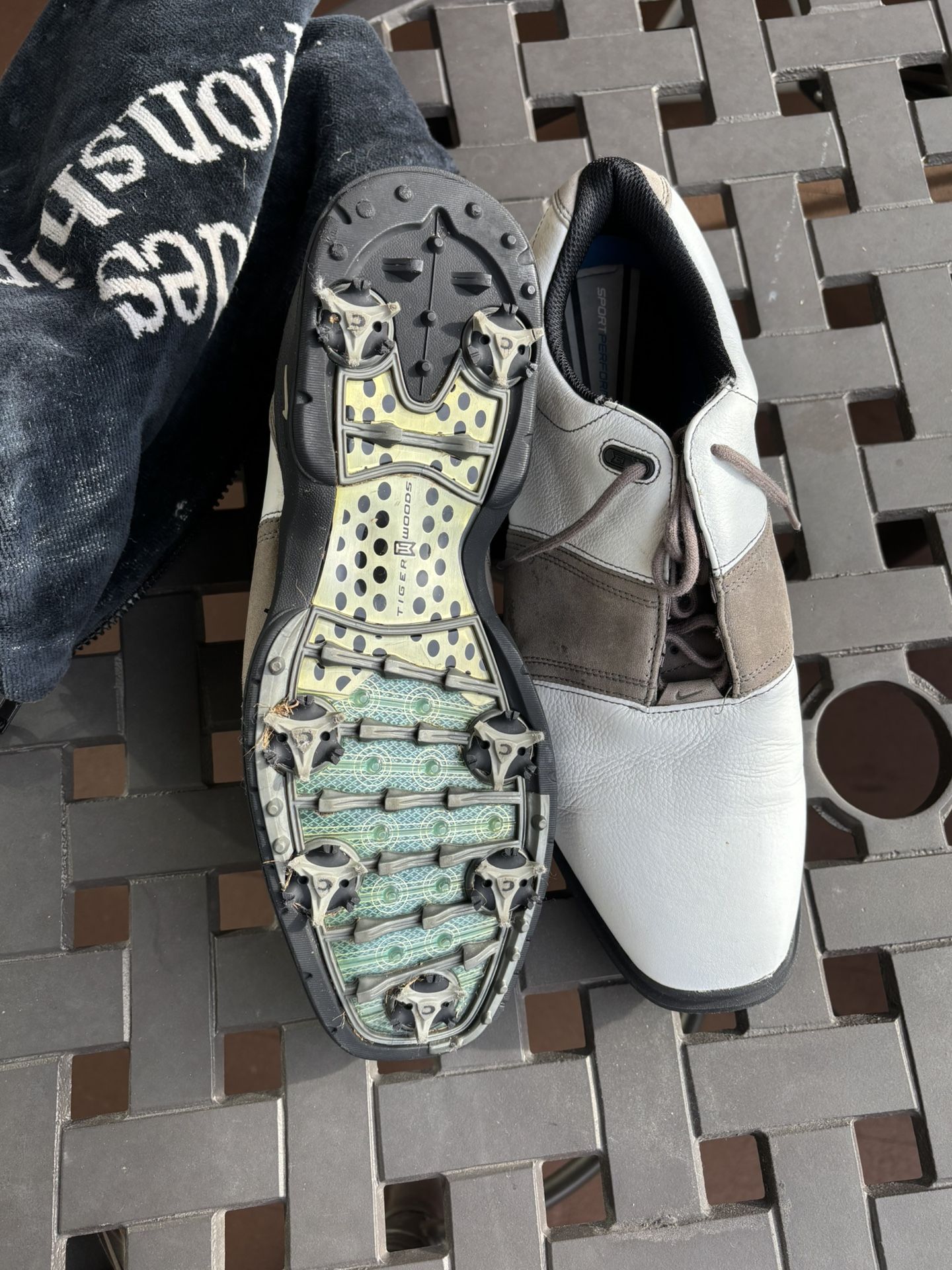 Vintage Leather Nike Golf Shoes Size 10