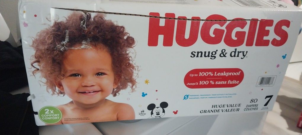 HUGGIES SIZE 7 $38