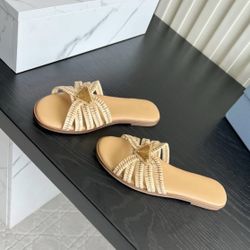 Prada Crochet slides