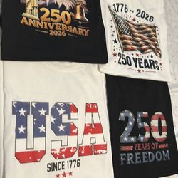 250th Anniversary T-shirts