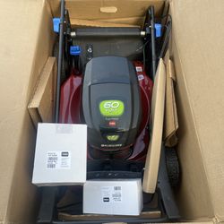 Toro lawn mower with 6.0AH battery