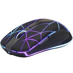 Rii RM200 Wireless Gaming Mouse || 2.4G Wireless || 5 Buttons || Rechargeable || RGB