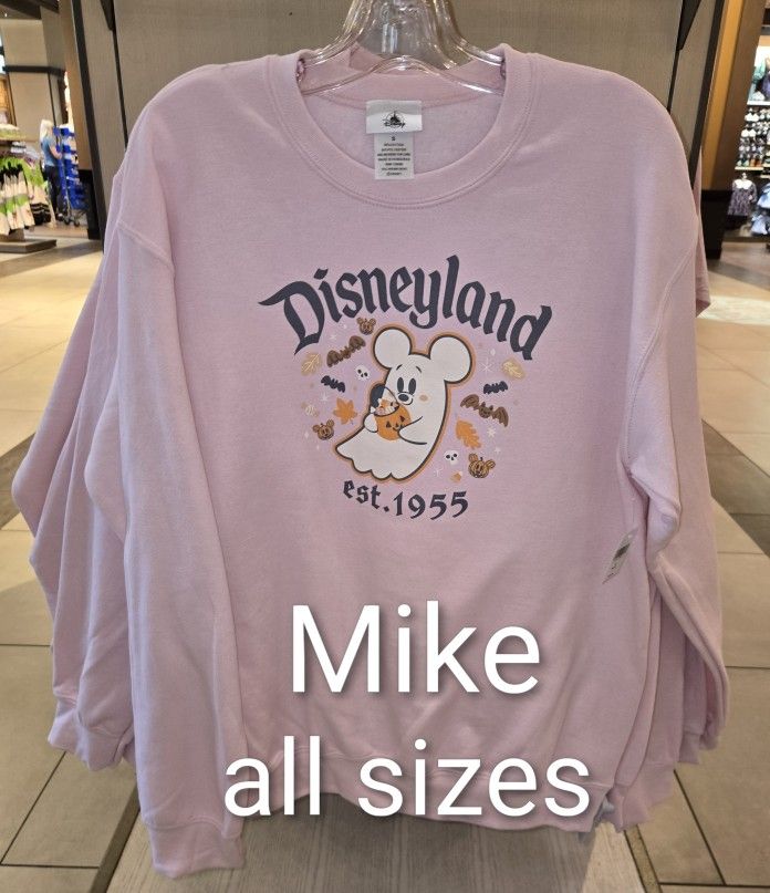 Disneyland Mickey Mouse Ghost Halloween Sweatshirt 