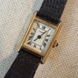 Timex Ladies Mechanical Tank Watch