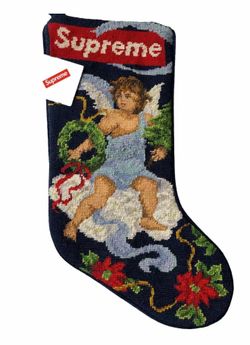 Supreme Christmas Stocking Sferra Linens Wool with NEW