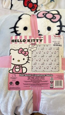 Hello Kitty Book Blanket Queen Size