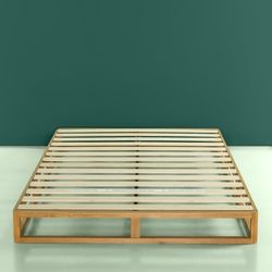 Zinus Platforma 8" Wood Bed Frame Mattress Foundation, Twin Size 