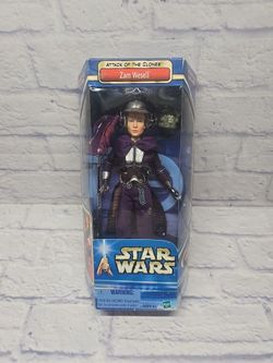 2002 HASBRO--STAR WARS ATTACK OF THE CLONES--12" ZAM WESELL FIGURE (NEW)