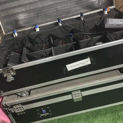 LED UPLIGHTS AND CASE 