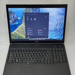 Dell Precision M6500 Laptop Notebook 17” Intel i7 8GB RAM 500GB HDD Windows 11 w/ Charger - $129
