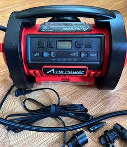 Avid power tire inflator portable