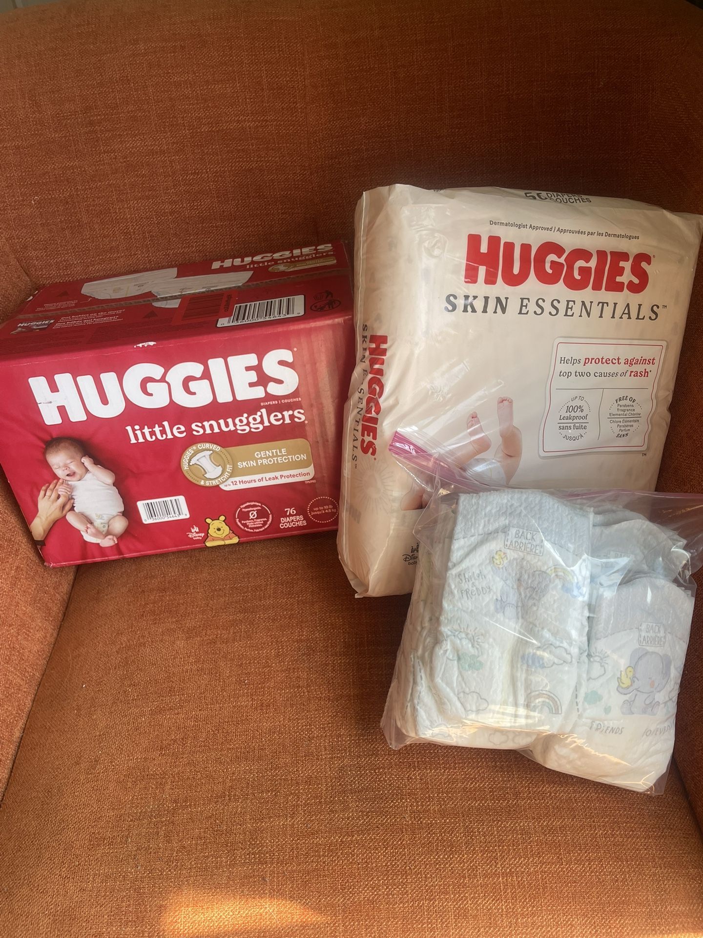 152 Diapers Huggies And Pampers Unopened Packs
