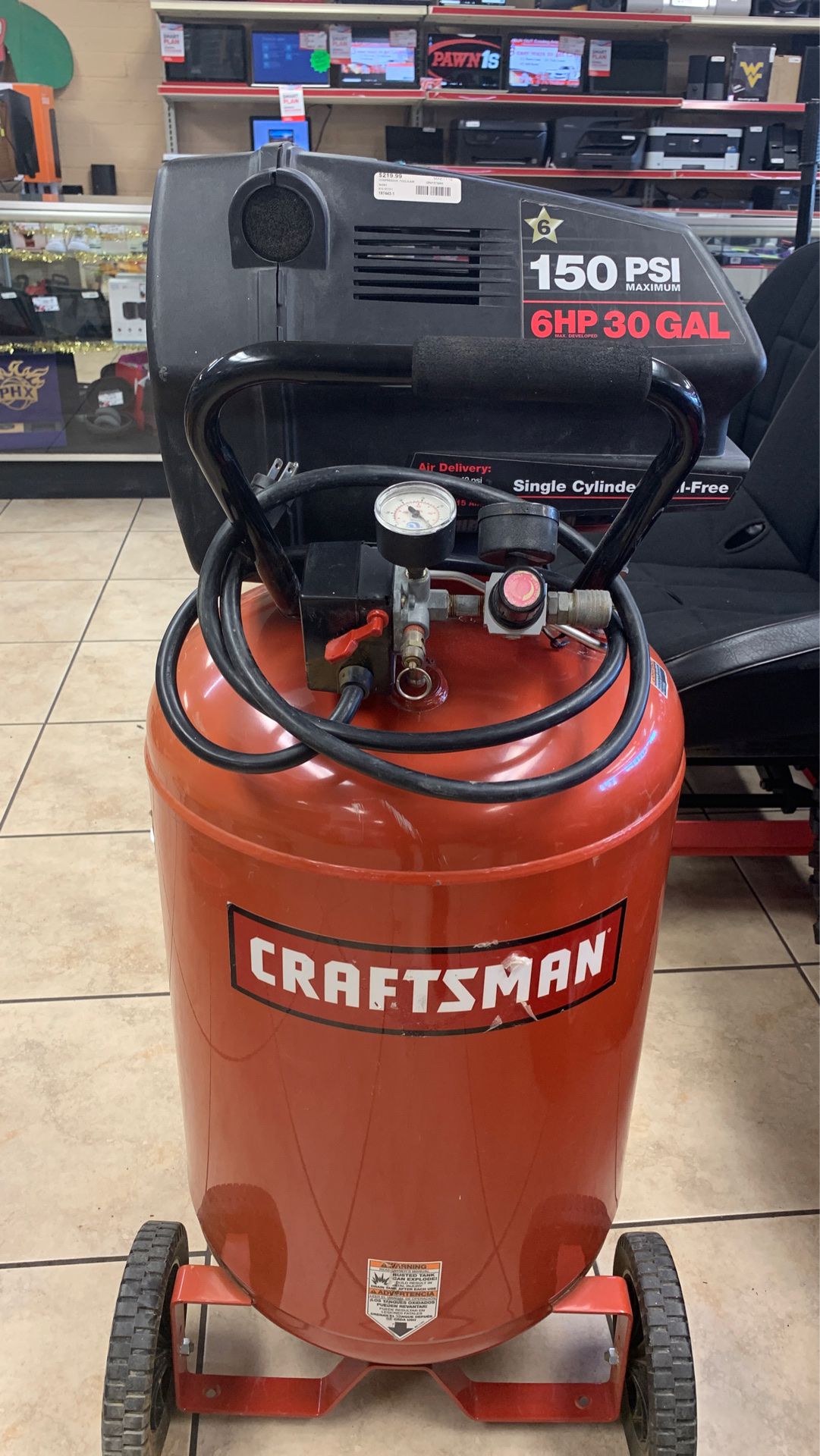 Craftsman 30 gal air compressor