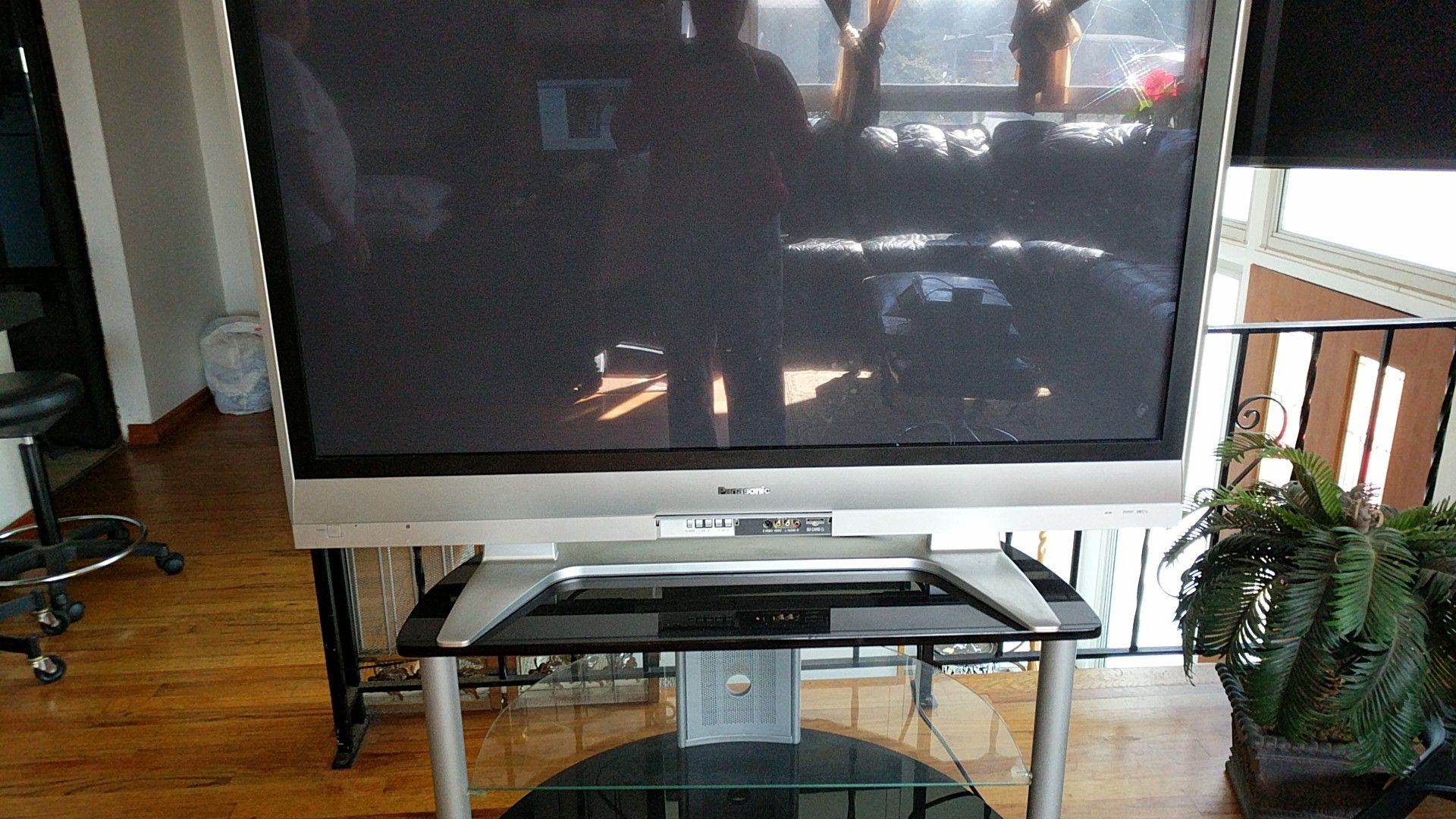Plasma Panasonic TV with stand