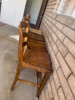 Free oak table & chairs
