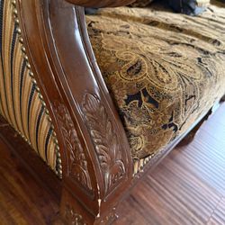 Custom Wood Sofa (and Coffee Table) 