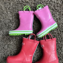 Toddlers Rain Boots Size 5 