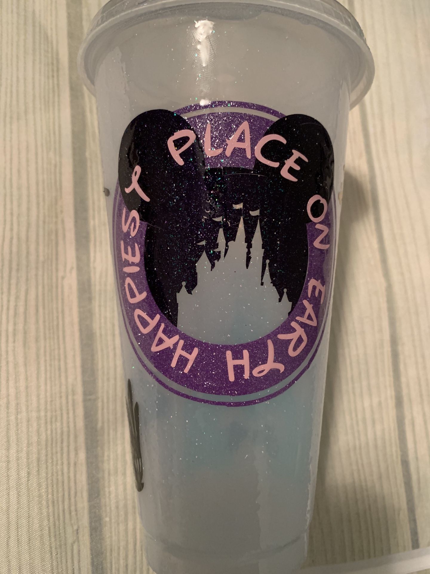 Disneyland color changing cups