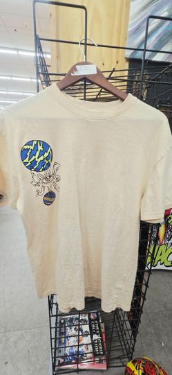 Cream Graphic Print T-Shirt