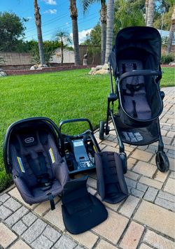Evenflo Pivot Modular Travel System with LiteMax Infant Car Seat & Stroller