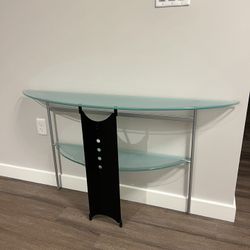 Modern Glass Console Table 