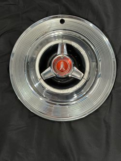 1964 PLYMOUTH SPORT FURY SPINNER 14" HUBCAP MOPAR (contact info removed) WHEEL COVER (2)
