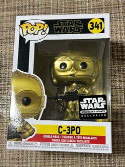 Funko Pop! C-3PO Rise Of Skywalker With Bowcaster Star Wars Smugglers Bounty Exclusive (#341)