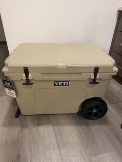YETI Hard Cooler Tan with Tags