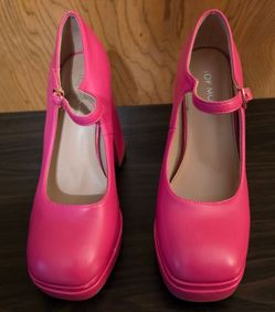 Barbie Pink MaryJane Platform Heels