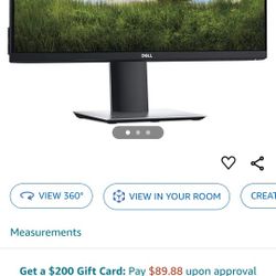 Dell 24" Anti Glare Computer Monitor