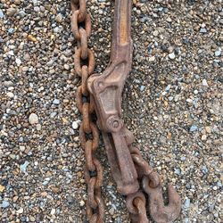 Heavy Duty  20 Ft Chain And 2 Heavy Boomers 