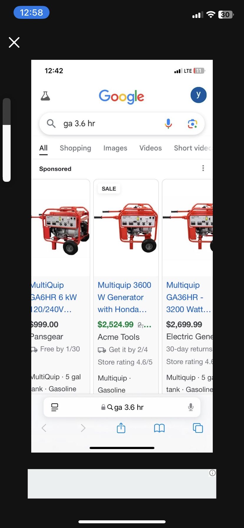 Generator Honda