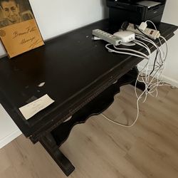 Beautiful Large Strong Wood Table  In Perfect Condition