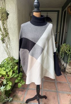 NWT Joseph A. Turtleneck Tunic Sweater Women's Tan Medium