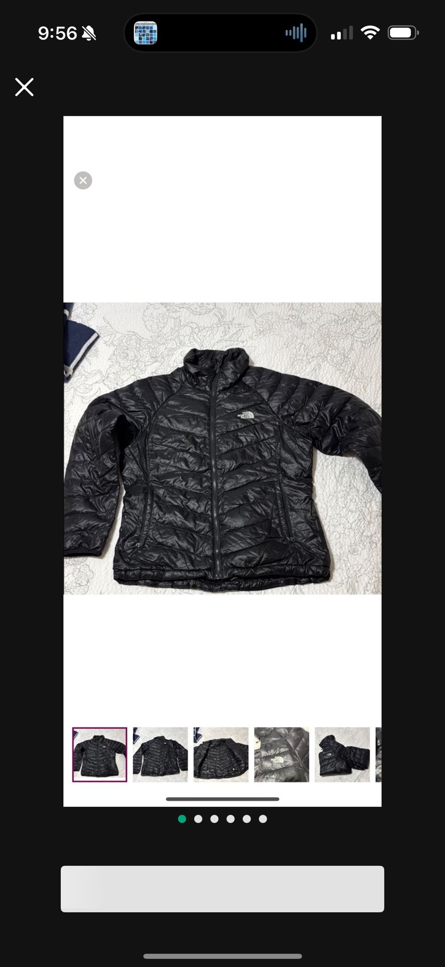 WOMENS LARGE NORTH FACE 550 PUFFER JACKET COAT BLACK