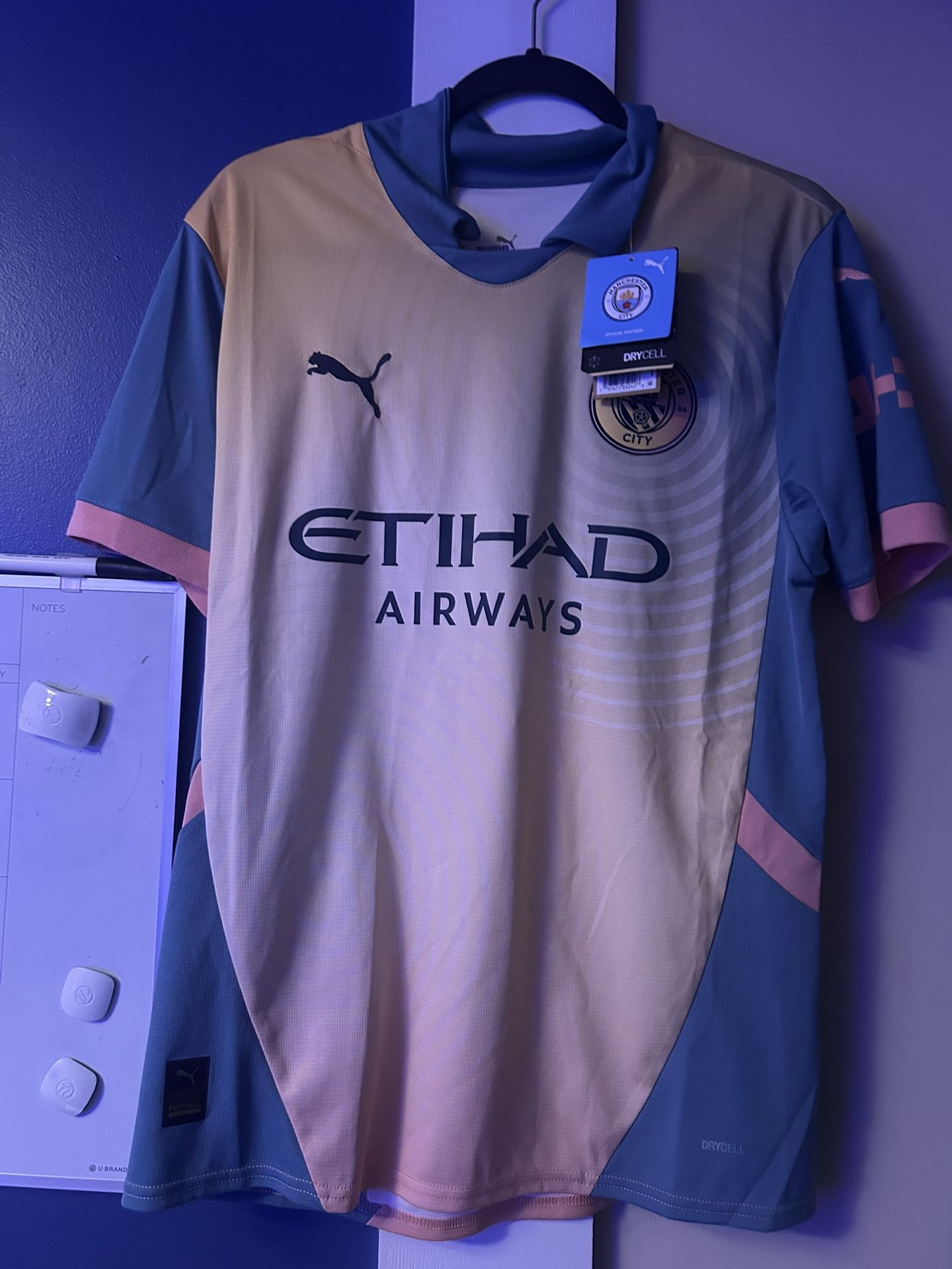 Manchester City 23/24 Third Jersey Bnwt Authentic Size Medium