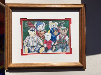 Multi Sports Bear Picture Frame