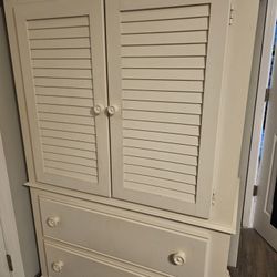 Wood Armoire 