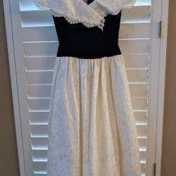 Scott McClintock Formal Vintage black And White Dress Gown
