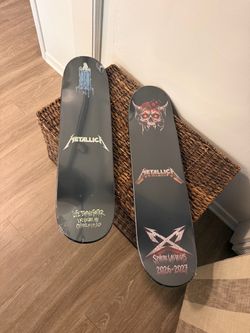 Metallica Limited Edition Skateboard Decks – Set of 2