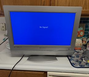 Element 26” Flat Screen HDTV Monitor – Silver – HDMI Compatible – No Remote – Fully Working