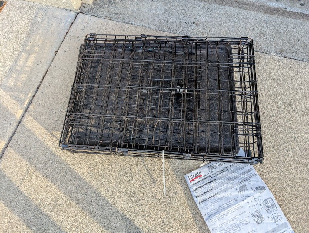 I-Crate Dog Crate - Folding