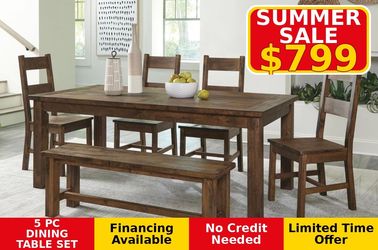 5 PC DINING TABLE